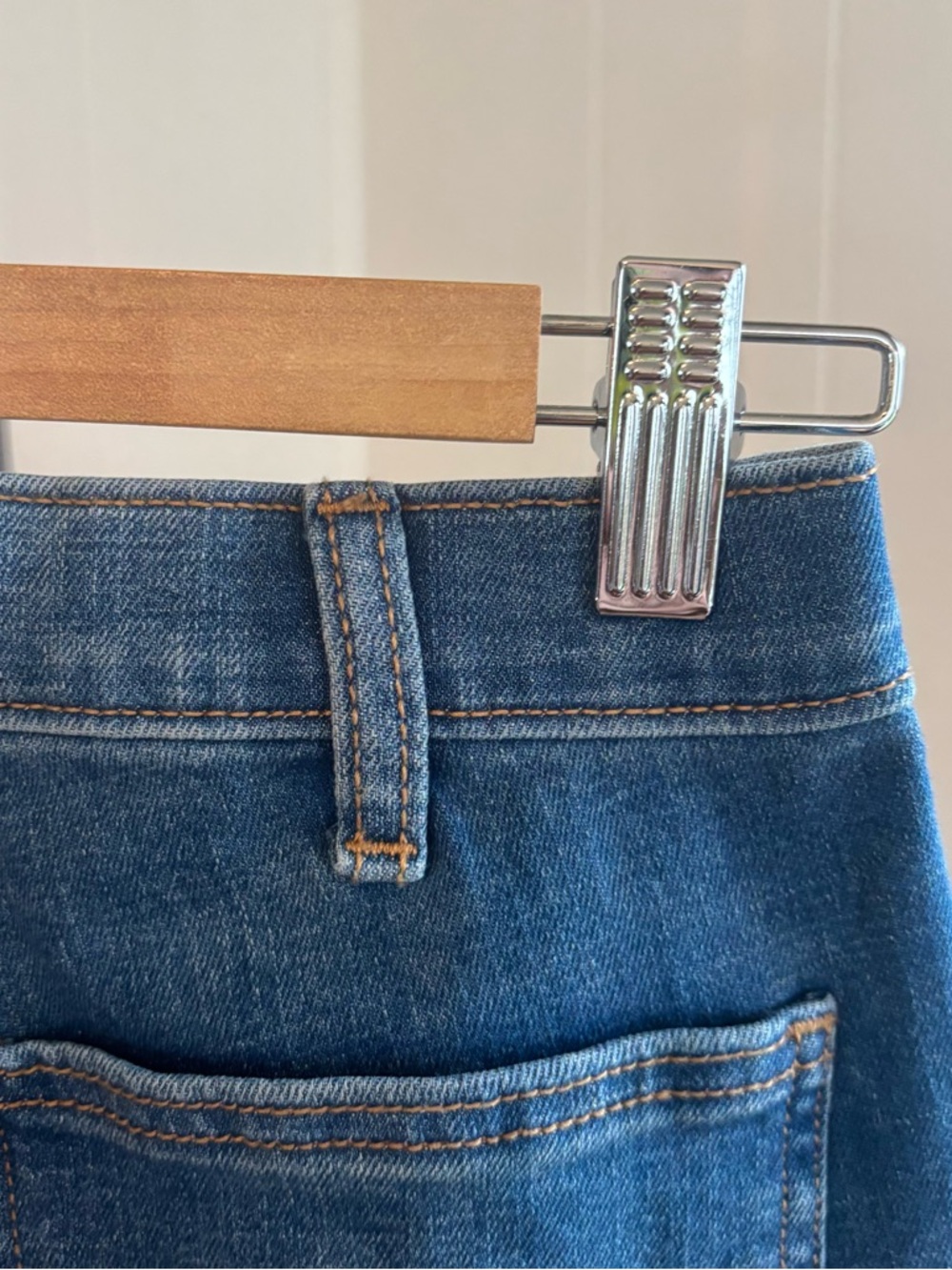 Abercrombie Kids Carpenter Loose Denim Blue Jeans 9/10 Med Wash Adjustable NWT